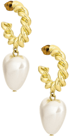 Casa Clara Hampton Earrings in Pearl | REVOLVE