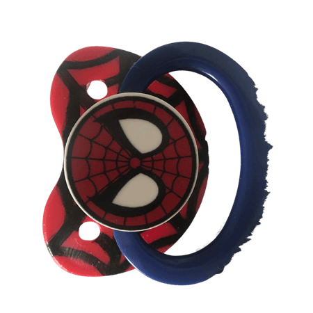 spiderman pacifier baby