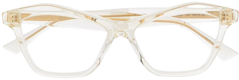 Bottega Veneta Eyewear cat-eye clear glasses - FARFETCH