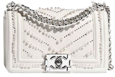 pearl Chanel purse