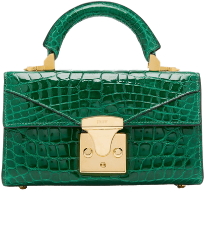 Mini Fold-Over Alligator Bag by Stalvey | Moda Operandi