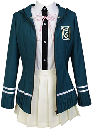 Amazon.com: Ya-cos Cosplay Female High School Chiaki Nanami Cosplay Outfit Uniform Dress Green: Gateway