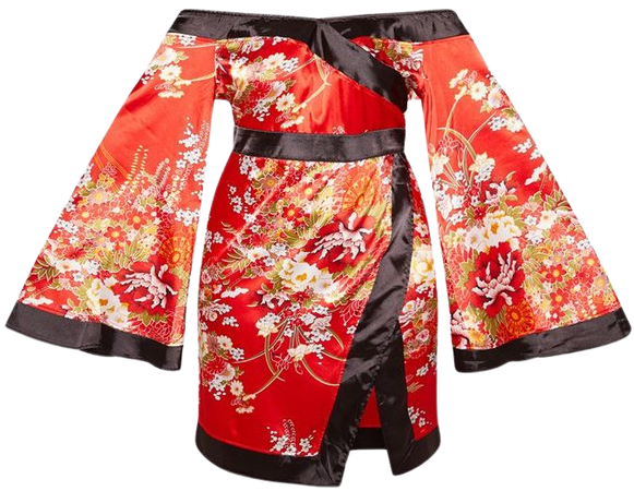 Plus Lilac Bardot Oriental Flare Bodycon Dress | PrettyLittleThing USA