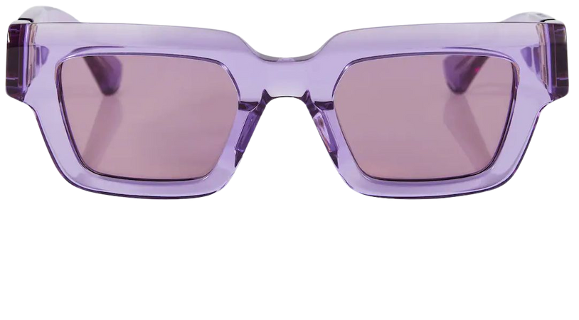Hinge Square Sunglasses in Pink - Bottega Veneta | Mytheresa