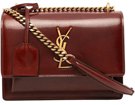 Shop Saint Laurent small Monogram Sunset crossbody bag with Express Delivery - FARFETCH