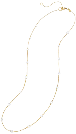 Sethi Couture Cien 18k Yellow-Gold and Diamond Chain Necklace