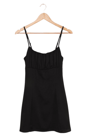 Black Mini Dress - Empire Waist Dress - Sleeveless Dress - LBD - Lulus