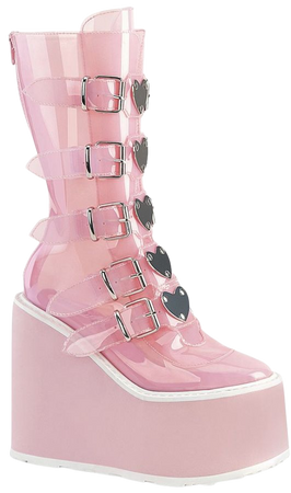 Demonia pink boots
