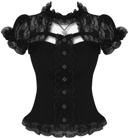 goth top/corset