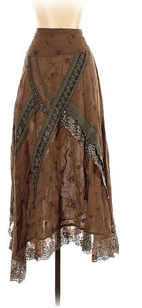 Hazel Floral Brown Casual Skirt Size S - 83% off | thredUP