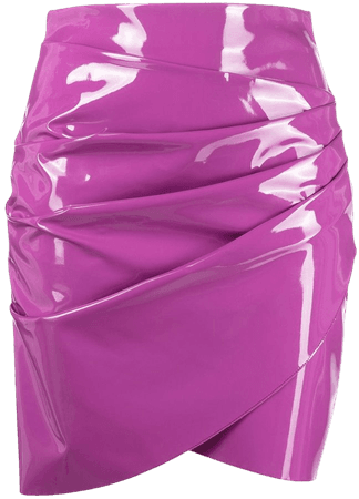 MSGM Vinyl Mini Skirt - Farfetch