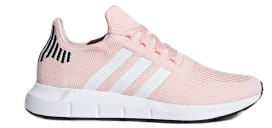 Women's Swift Run Icy Pink and Cloud White Shoes | adidas US