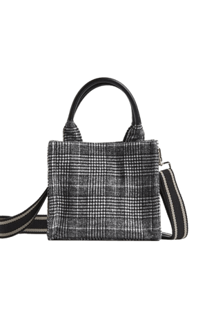 Small Handbag - Black/plaid - Ladies | H&M US