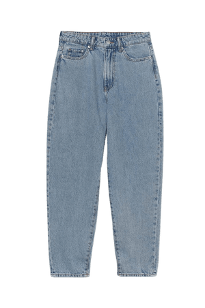 Mom Loose-fit Ultra High Jeans - Denim blue - Ladies | H&M US