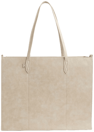 BEIS The Work Tote in Beige | REVOLVE