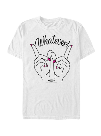 Clueless Whatever T-Shirt - WHITE | Hot Topic
