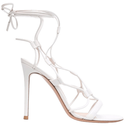 Shop Gianvito Rossi Giza 105mm leather sandals with Express Delivery - FARFETCH