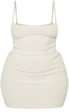 Plus Stone Knitted Bodycon Dress | Plus Size | PrettyLittleThing USA