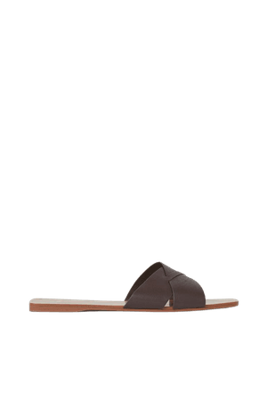 Slides - Dark brown - Ladies | H&M US