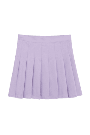 Purple pleated tennis skirt - Purple - Monki WW