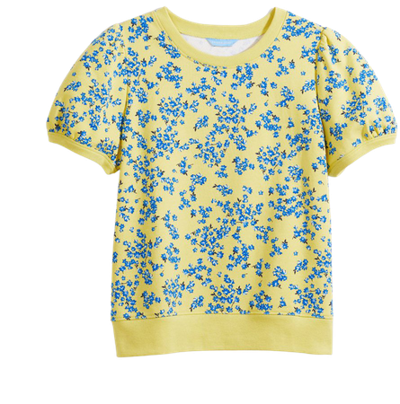 Natalie Short Sleeve Sweatshirt in Cherry Blossom – Draper James