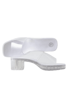 UO Vista Clear Jelly Mule Sandal | Urban Outfitters