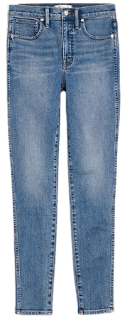 10" High-Rise Skinny Jeans in Woodridge Wash