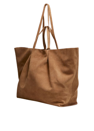 Large Tote Bag - Brown Suede - Totes - & Other Stories US