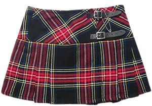 Viper London Black and Red Tartan 13" Skirt Size UK 10 at Amazon Women’s Clothing store: Amzn Night Out Skirts