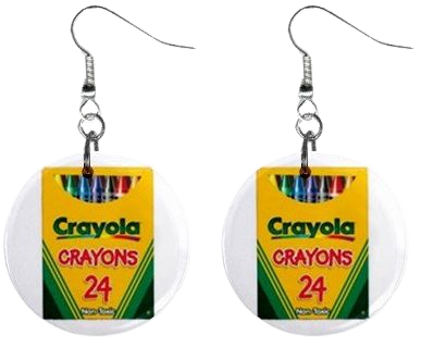 Crayon Earrings