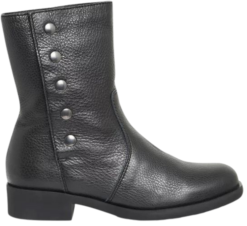black leather New Pression boots | agnès b.