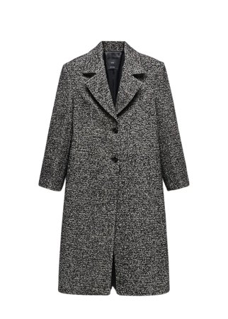 Long coat with lapels - Women | Mango USA
