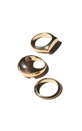 Gold Multi Ring Pack | Accessories | PrettyLittleThing USA