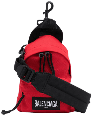 Balenciaga mini logo-patch backpack - FARFETCH