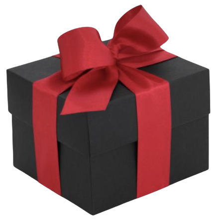 black and red gift box