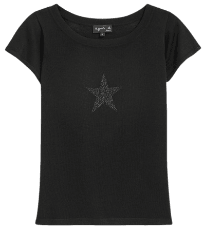 black star Australie sweater with short sleeves