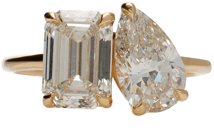 Toi Et Moi 18k Gold Diamond Ring By Vrai | Moda Operandi