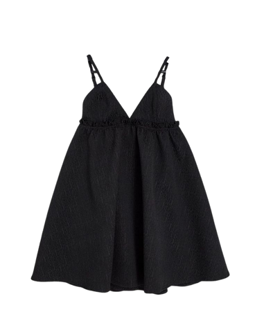 Rare London Black Babydoll dress