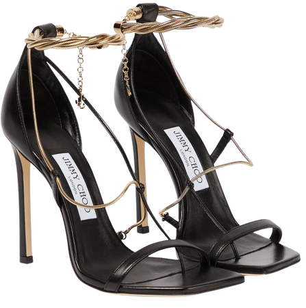 Jimmy Choo - Oriana 110 leather sandals | Mytheresa