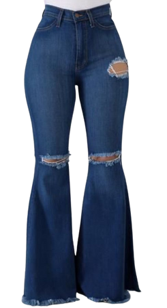 dark blue jeans
