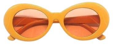 Hippie yellow sunglasses