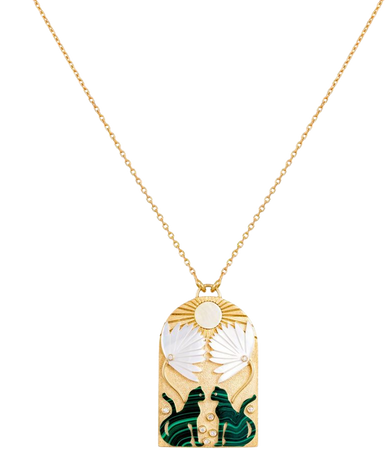 Al Hawa 18k Gold Pendant Necklace By L'atelier Nawbar | Moda Operandi