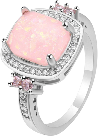 Elegant Rose Quartz Ring