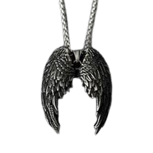 demon wing necklace