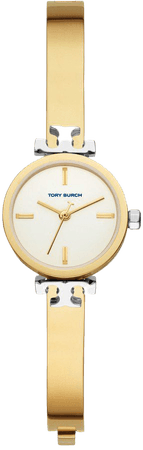 Slim Watch, Gold-Tone/Stainless Steel, 22 x 22 MM