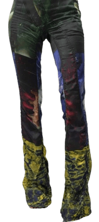 Printed Silk Trousers by Ottolinger
