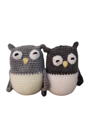 owl couple plush