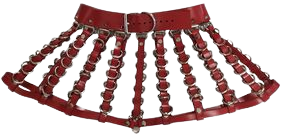 Jennette Skirt ( Red ) · CREEPYYEHA · Online Store Powered by Storenvy