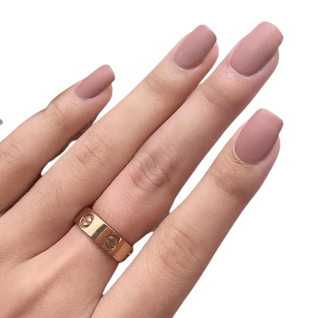 acrylic nails - pink