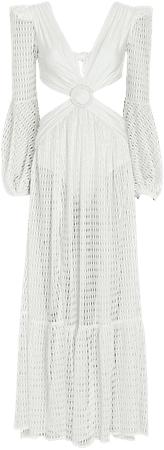 PatBO Plunge Cut-Out Maxi Beach Dress | INTERMIX®